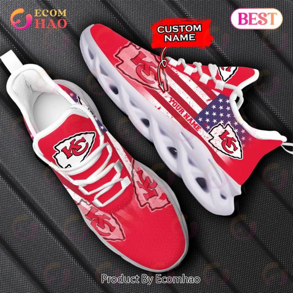 Custom Name – Kansas City Chiefs – Personalized Max Soul Shoes