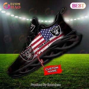 Custom Name – Las Vegas Raiders – Personalized Max Soul Shoes
