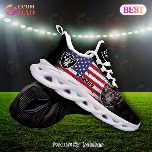 Custom Name – Las Vegas Raiders – Personalized Max Soul Shoes
