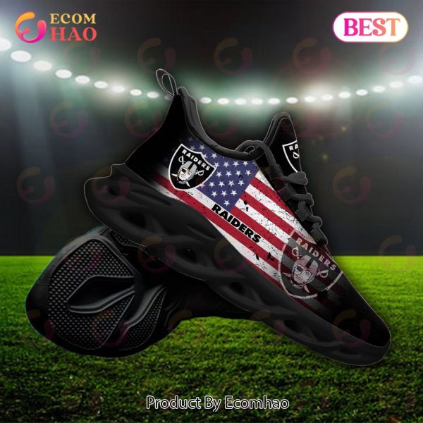 Custom Name – Las Vegas Raiders – Personalized Max Soul Shoes