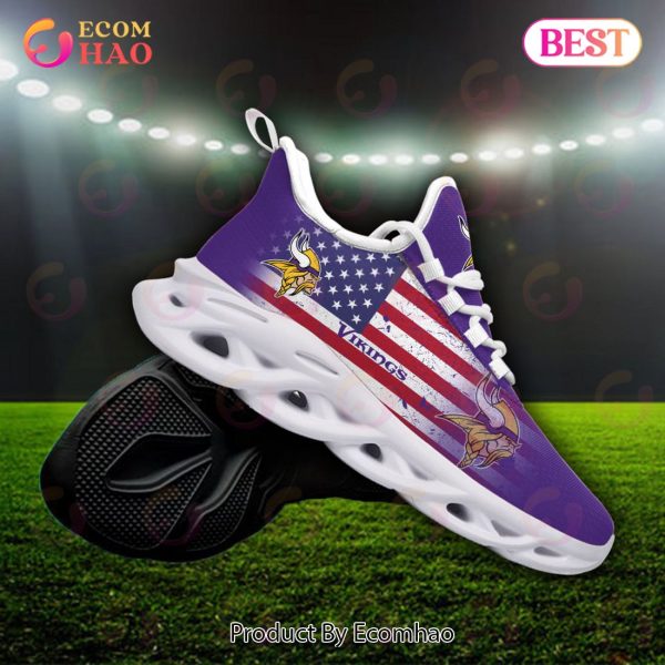 Custom Name – Minnesota Vikings – Personalized Max Soul Shoes
