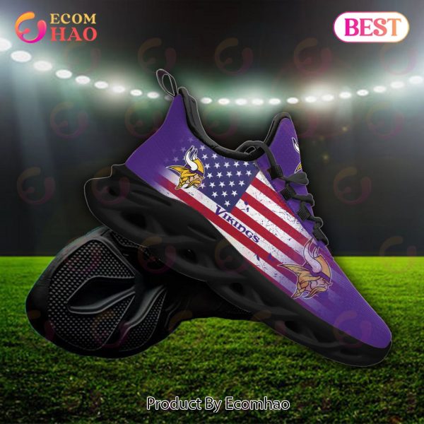 Custom Name – Minnesota Vikings – Personalized Max Soul Shoes
