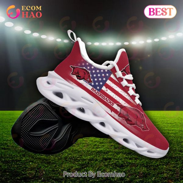 Personalized NCAA Arkansas Razorbacks Max Soul Shoes, Sneaker