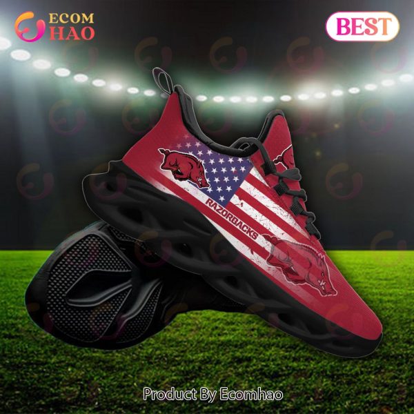 Personalized NCAA Arkansas Razorbacks Max Soul Shoes, Sneaker