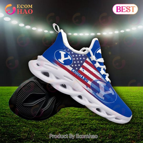 Personalized NCAA BYU Cougars Max Soul Shoes, Sneaker