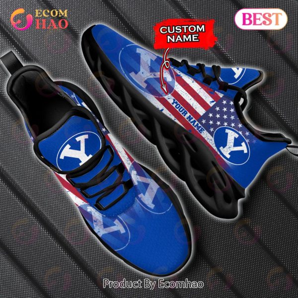 Personalized NCAA BYU Cougars Max Soul Shoes, Sneaker