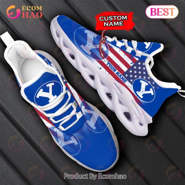 Personalized NCAA BYU Cougars Max Soul Shoes, Sneaker