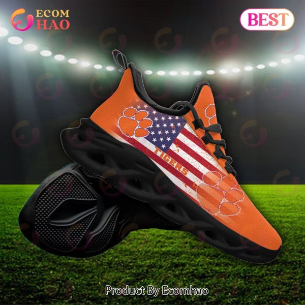 Personalized NCAA Clemson Tigers Max Soul Shoes, Sneaker
