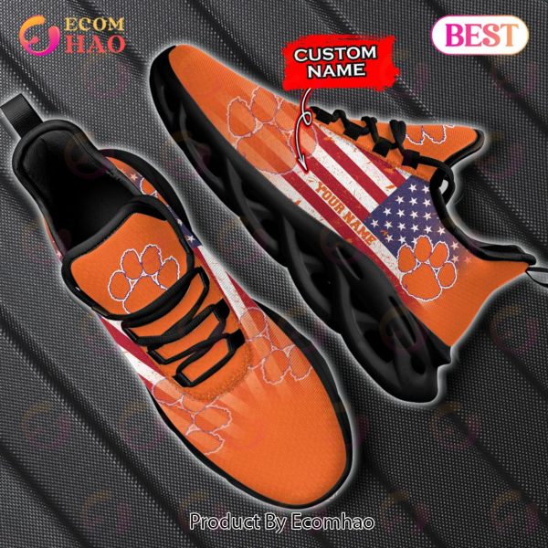 Personalized NCAA Clemson Tigers Max Soul Shoes, Sneaker