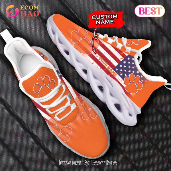 Personalized NCAA Clemson Tigers Max Soul Shoes, Sneaker