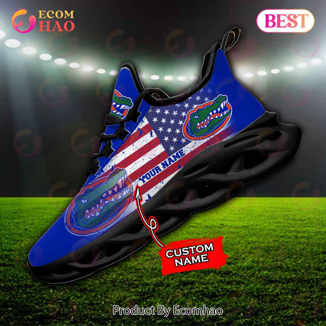 Personalized NCAA Florida Gators Max Soul Shoes, Sneaker