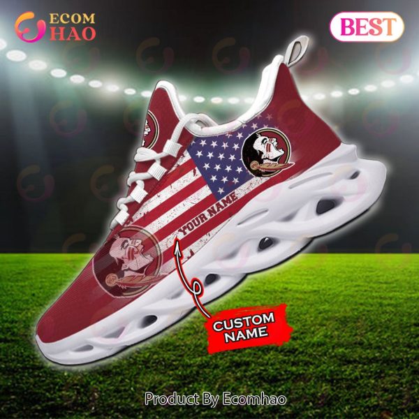 Personalized NCAA Florida State Seminoles Max Soul Shoes, Sneaker