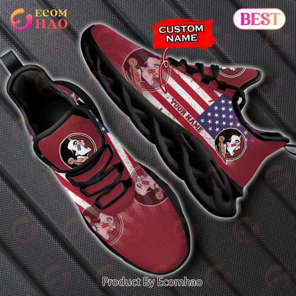 Personalized NCAA Florida State Seminoles Max Soul Shoes, Sneaker