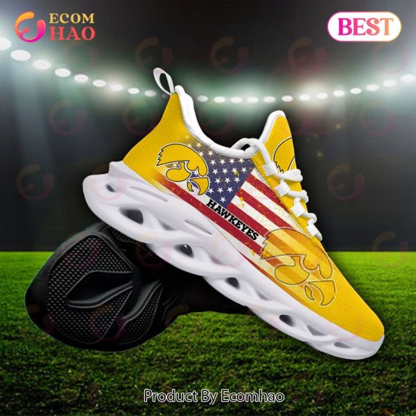 Personalized NCAA Iowa Hawkeyes Max Soul Shoes, Sneaker