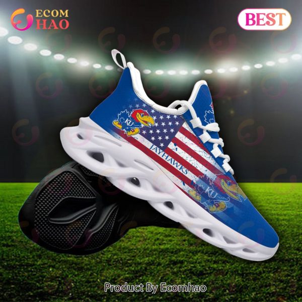Personalized NCAA Kansas Jayhawks Max Soul Shoes, Sneaker