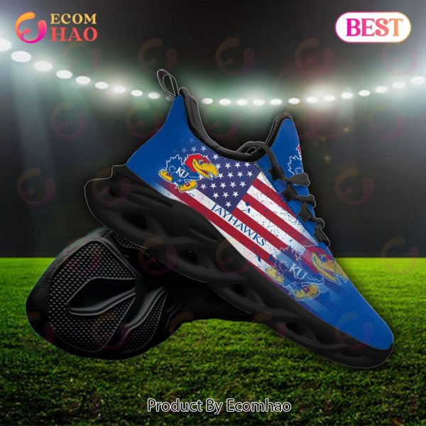 Personalized NCAA Kansas Jayhawks Max Soul Shoes, Sneaker
