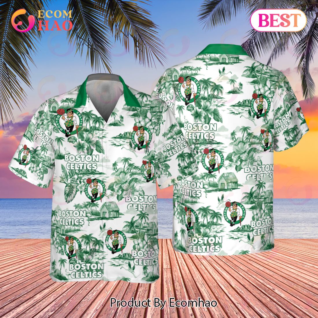 NBA Boston Celtics 2023 AOP Hawaiian Shirt