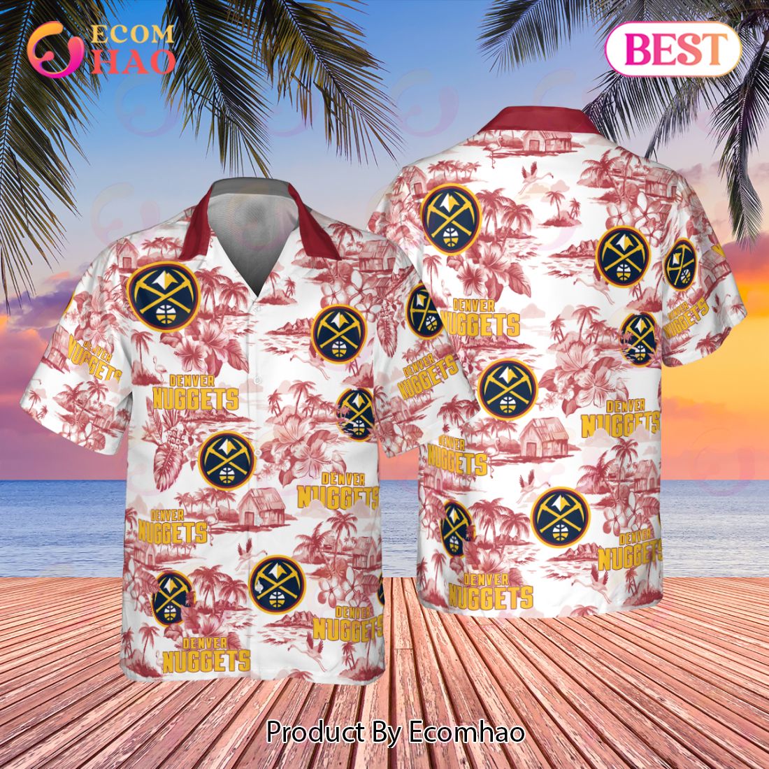 NBA Denver Nuggets 2023 AOP Hawaiian Shirt