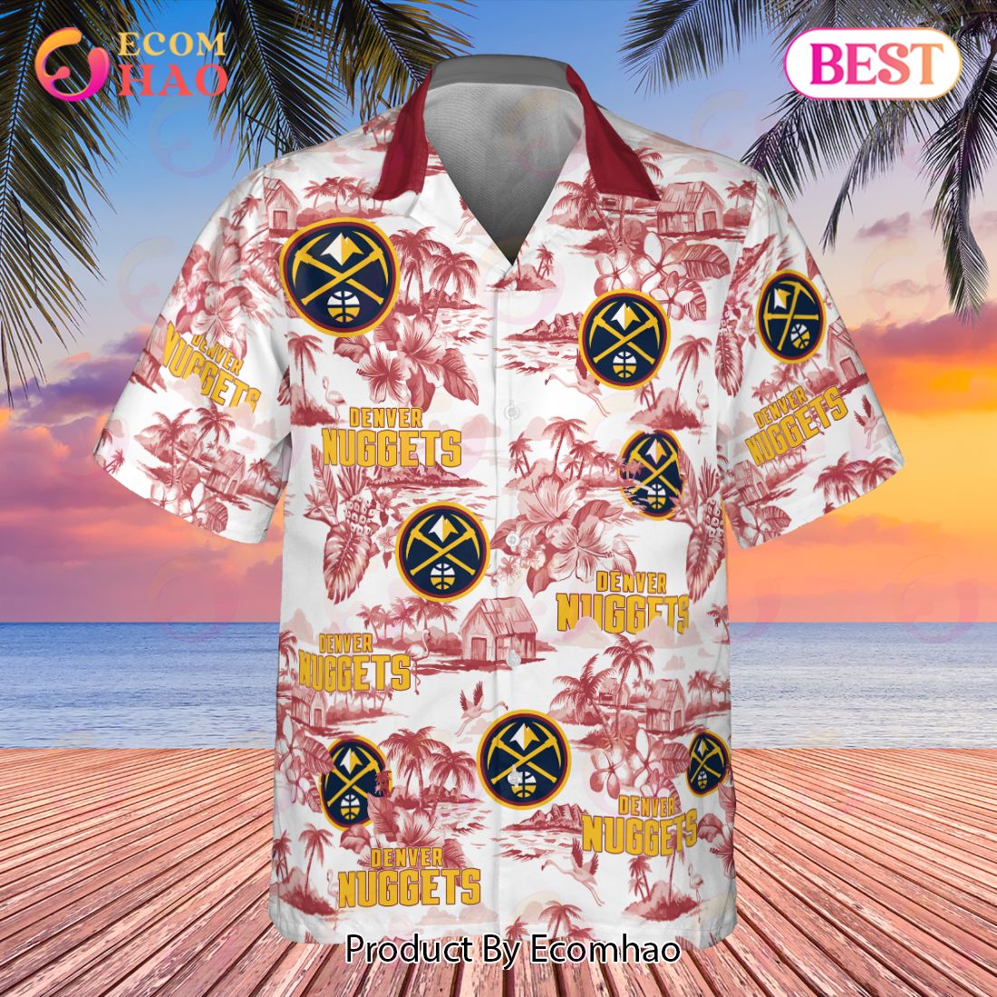 NBA Denver Nuggets 2023 AOP Hawaiian Shirt