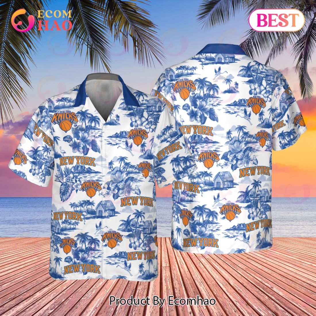 New York Knicks National Basketball Association 2023 Aop Hawaiian Shirt  Outfit - T-shirts Low Price