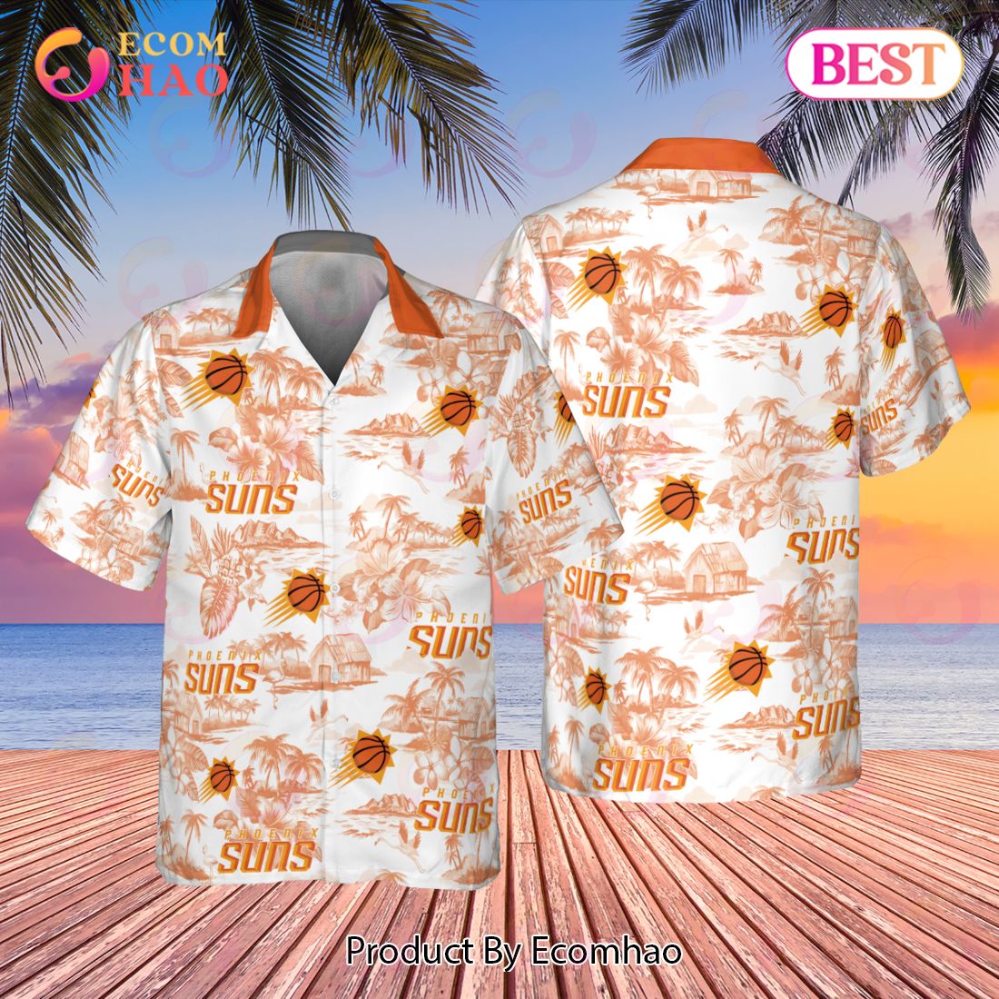 NBA Phoenix Suns 2023 AOP Hawaiian Shirt