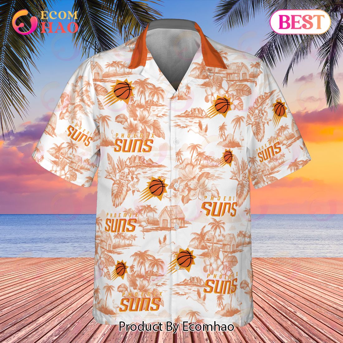 NBA Phoenix Suns 2023 AOP Hawaiian Shirt