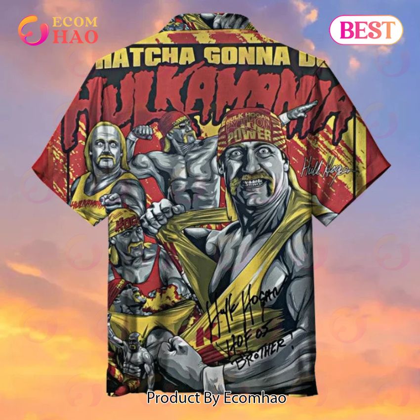 Hulkamania Hulk Hogan Universal Hawaiian Shirt