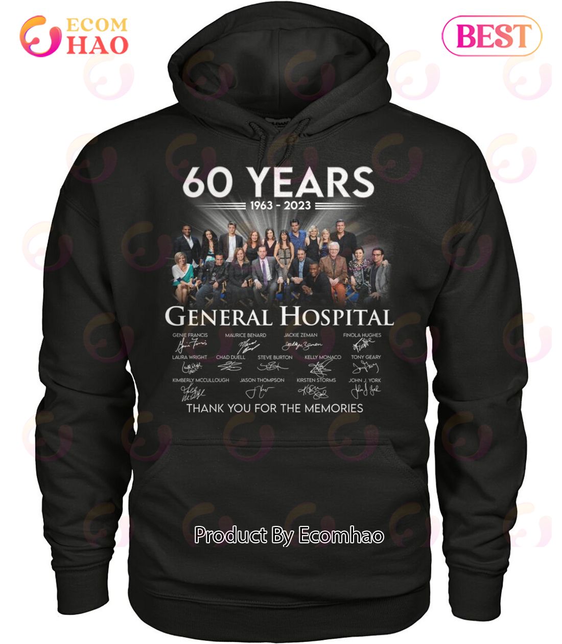 60 Years 1963 – 2023 General Hospital Thank You For The Memories T-Shirt