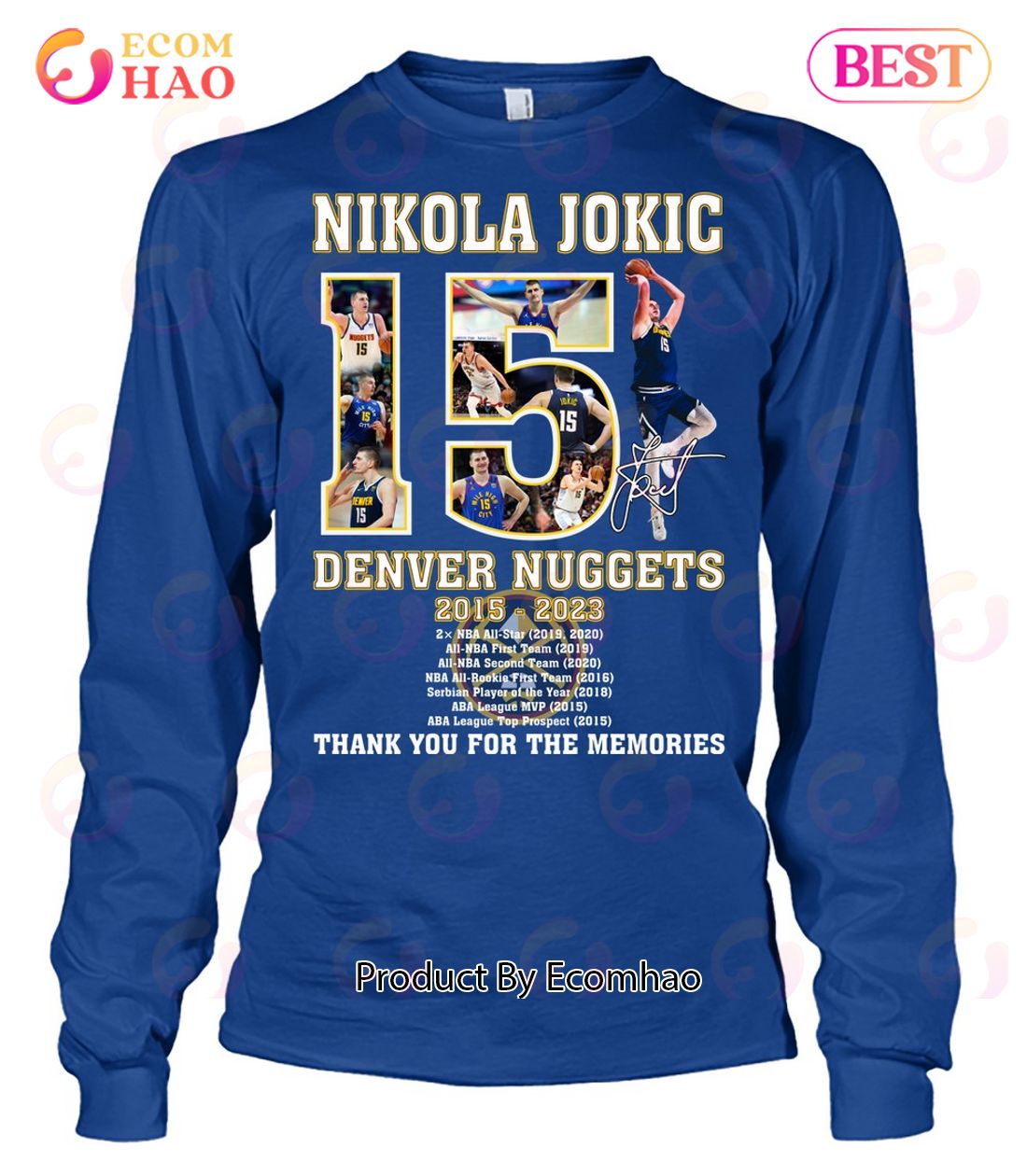 Nikola Jokic Denver Nuggets 2015 – 2023 Thank You For The Memories