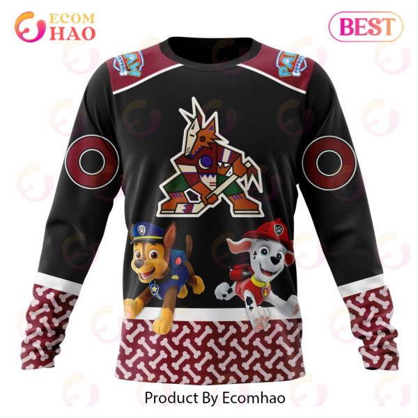 [NEW] NHL Arizona Coyotes Special Paw Patrol Design 3D Hoodie