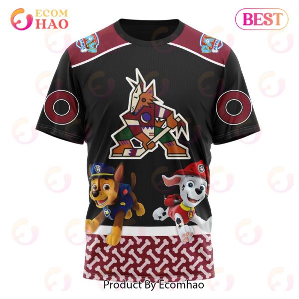 [NEW] NHL Arizona Coyotes Special Paw Patrol Design 3D Hoodie