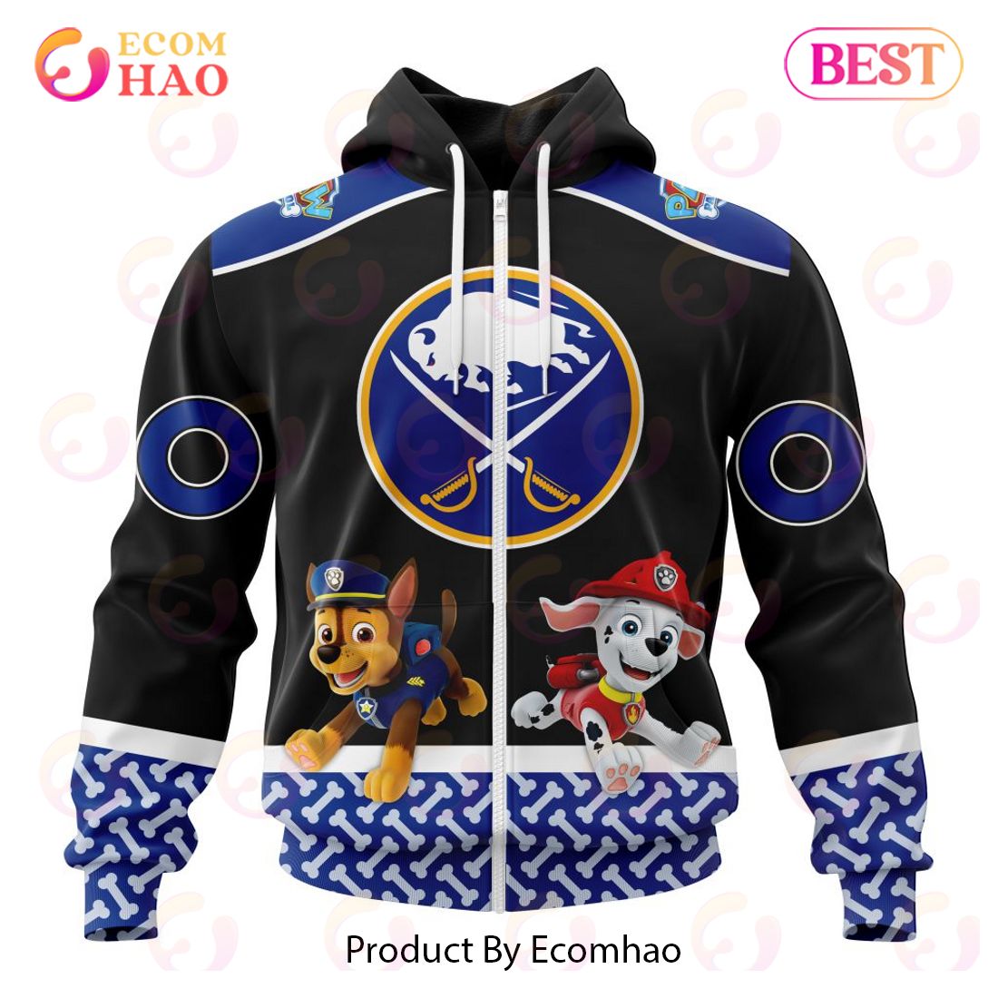 [NEW] NHL Buffalo Sabres Special Paw Patrol Design 3D Hoodie