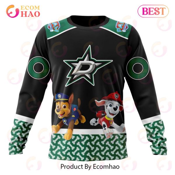 [NEW] NHL Dallas Stars Special Paw Patrol Design 3D Hoodie