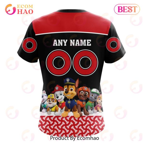 [NEW] NHL Detroit Red Wings Special Paw Patrol Design 3D Hoodie
