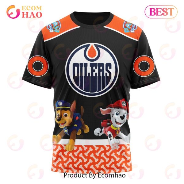 [NEW] NHL Edmonton Oilers Special Paw Patrol Design 3D Hoodie