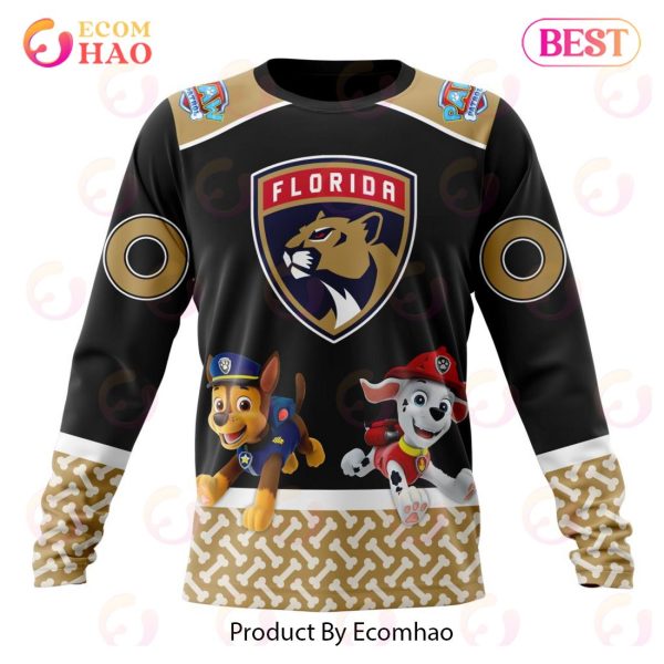 [NEW] NHL Florida Panthers Special Paw Patrol Design 3D Hoodie