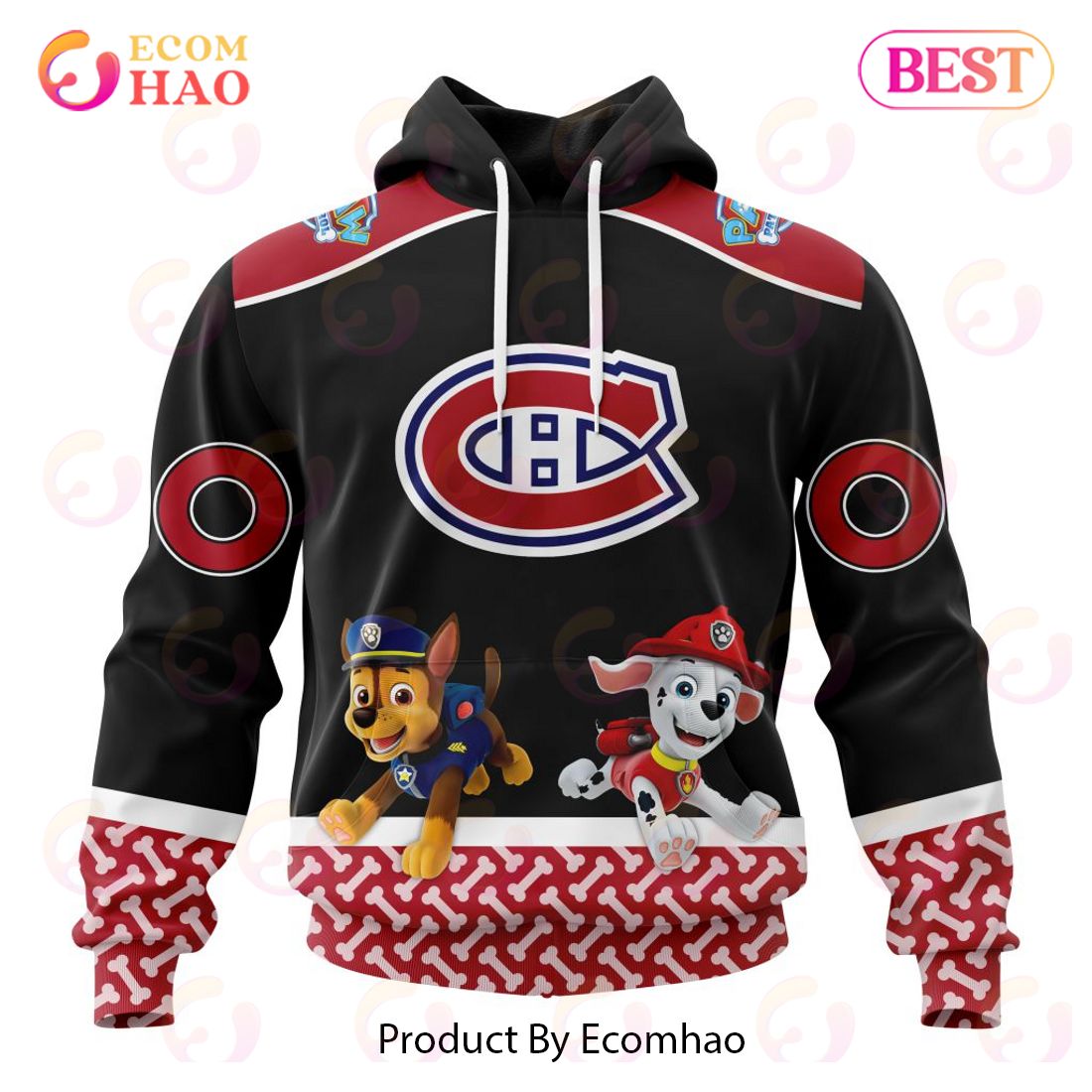 [NEW] NHL Montreal Canadiens Special Paw Patrol Design 3D Hoodie