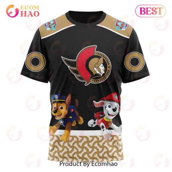 [NEW] NHL Ottawa Senators Special Paw Patrol Design 3D Hoodie
