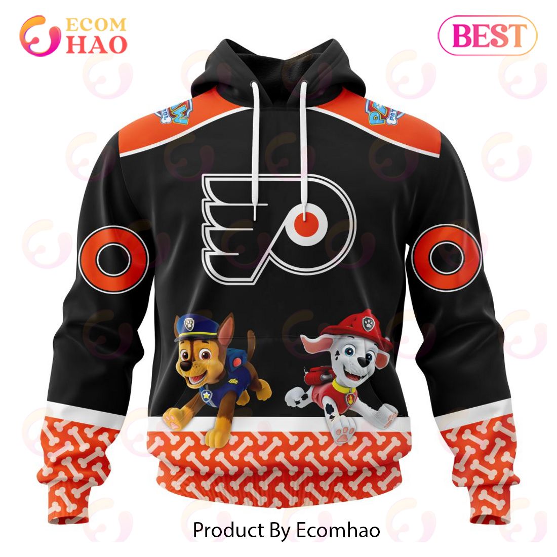 [NEW] NHL Philadelphia Flyers Special Paw Patrol Design 3D Hoodie