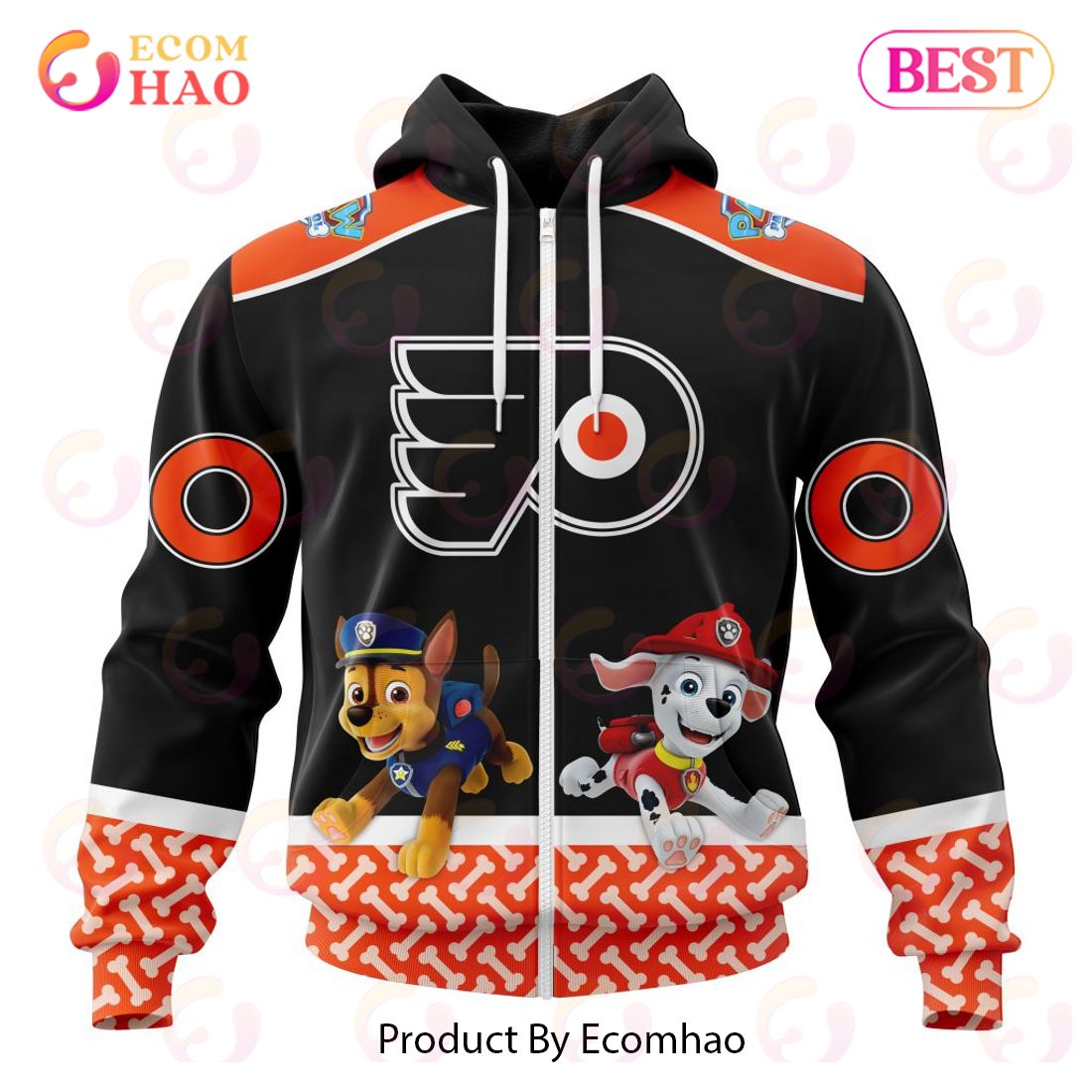 [NEW] NHL Philadelphia Flyers Special Paw Patrol Design 3D Hoodie