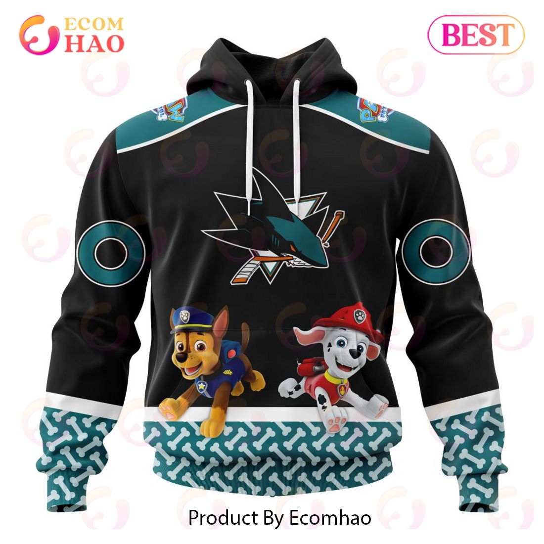 [NEW] NHL Pittsburgh Penguins Special Paw Patrol Design 3D Hoodie