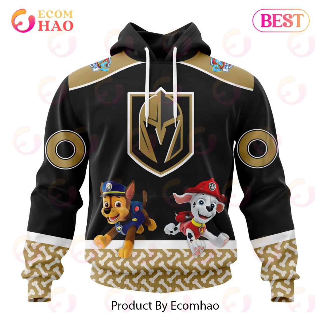 [NEW] NHL Vegas Golden Knights Special Paw Patrol Design 3D Hoodie