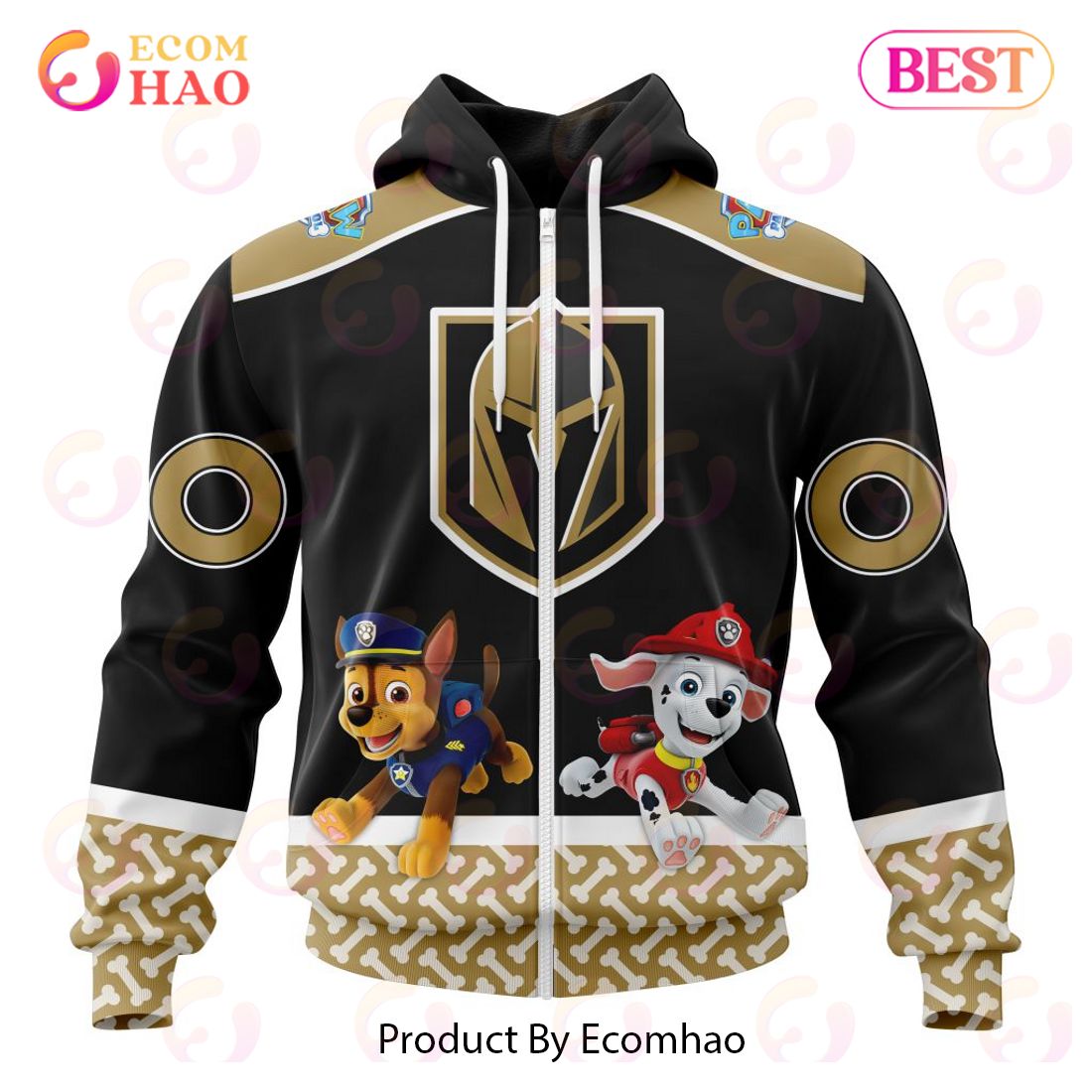 [NEW] NHL Vegas Golden Knights Special Paw Patrol Design 3D Hoodie