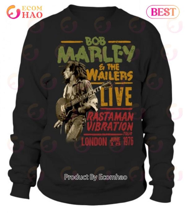 Bob Marley The Wailers Rastaman Vibration Tour T-Shirt