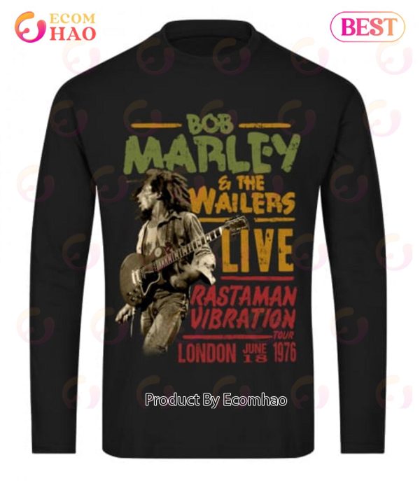 Bob Marley The Wailers Rastaman Vibration Tour T-Shirt
