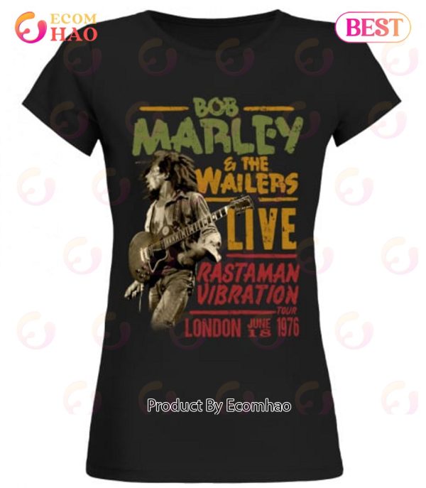 Bob Marley The Wailers Rastaman Vibration Tour T-Shirt