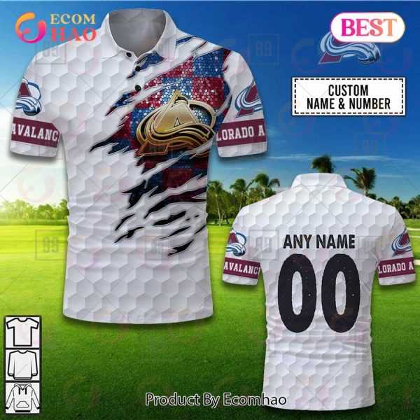 Personalized Golf Mix NHL Colorado Avalanche Polo Shirt