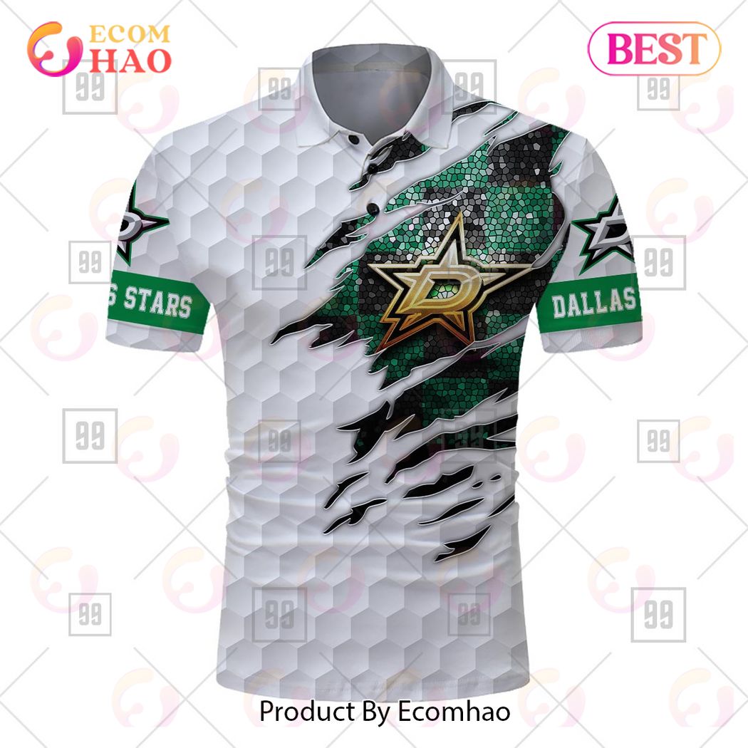 Personalized Golf Mix NHL Dallas Stars Polo Shirt