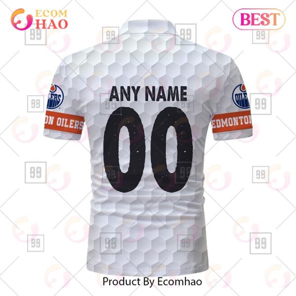 Personalized Golf Mix NHL Edmonton Oilers Polo Shirt