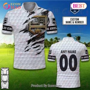 Personalized Golf Mix NHL Los Angeles Kings Polo Shirt